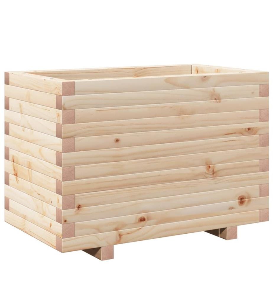 vidaXL Jardinière 70x40x49,5 cm bois de pin massif