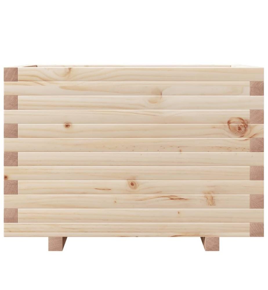 vidaXL Jardinière 70x40x49,5 cm bois de pin massif