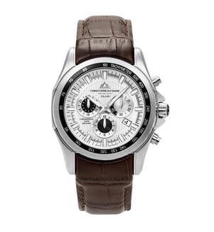 Orologio Volcan - Argento & Marrone