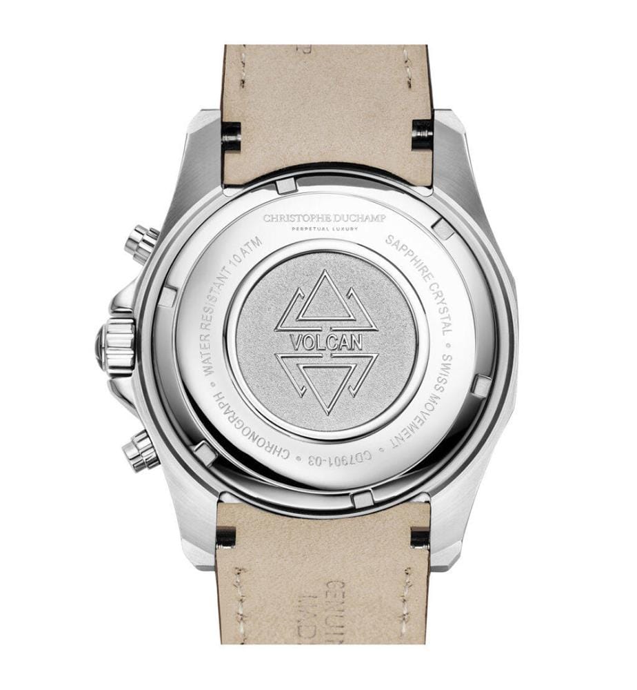 Orologio Volcan - Argento & Marrone