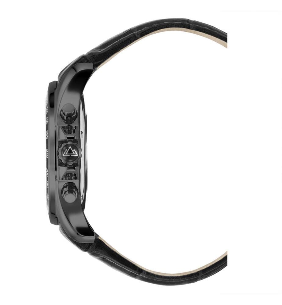 Montre Volcan - Noir & Noir