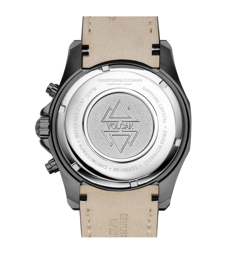 Montre Volcan - Noir & Noir