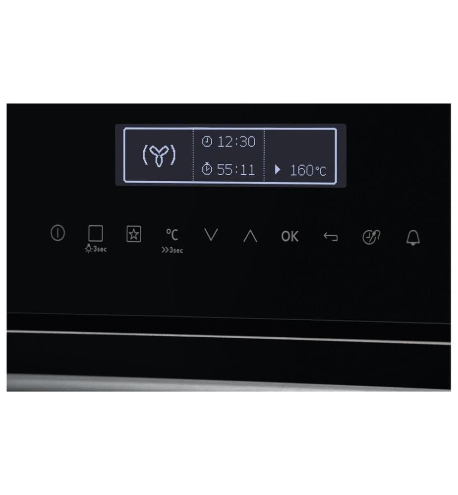 ELECTROLUX - Four encastré EB6GL40CN Noir/Argenté A +