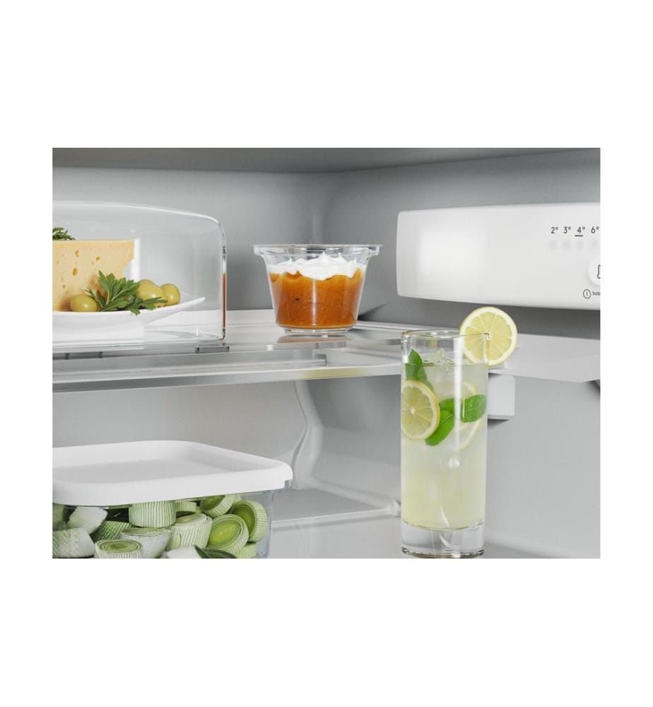 ELECTROLUX - Réfrigérateur encastré EK136SLSW Noir, Changeable, Gauche
