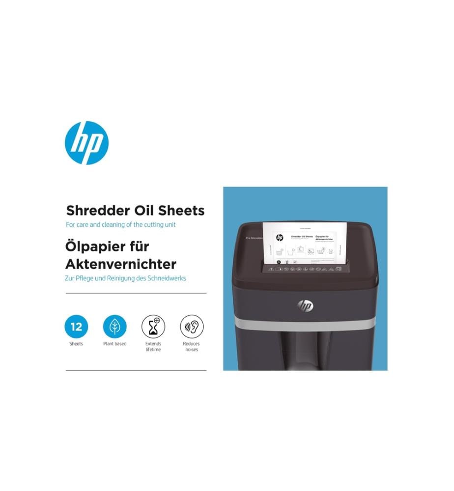 HP - Papier huilé pour déchiqueteuse de documents A5 12 Pièce/s