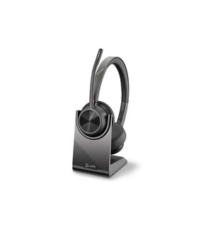 HP - Casque Poly Voyager 4320 MS Duo USB-C, avec station de charge