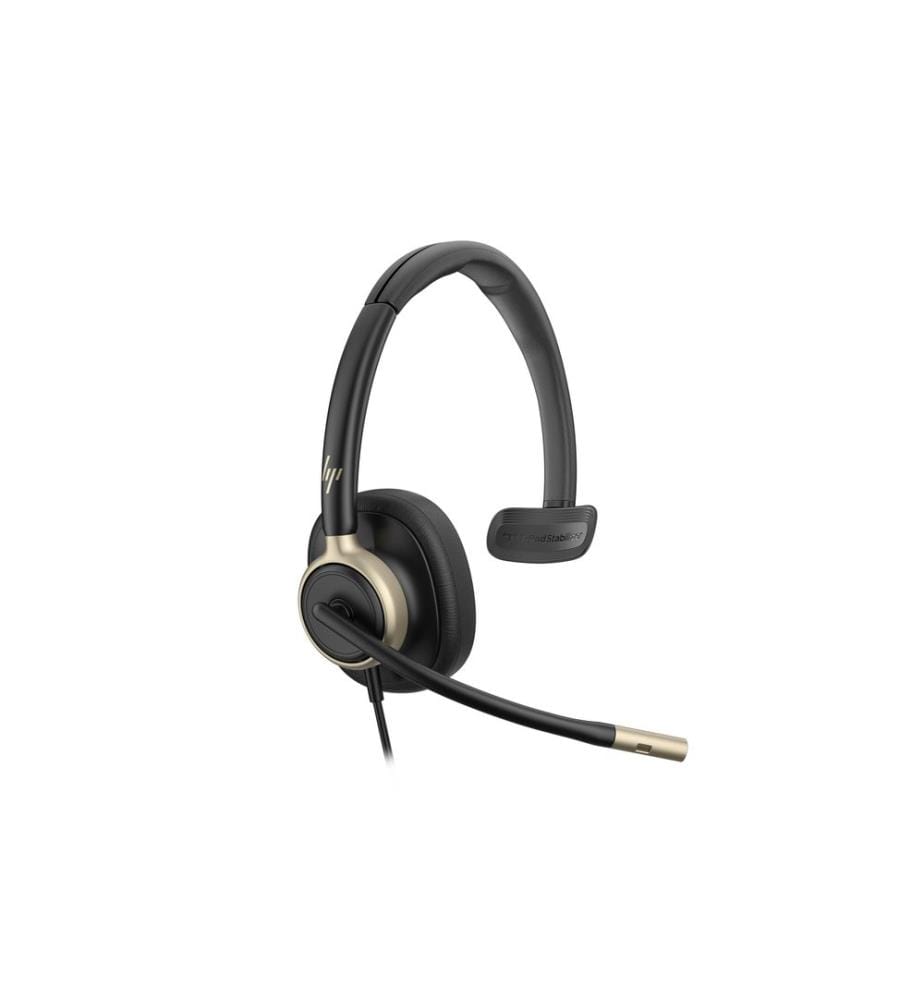 HP Mission 815 Mono-USB filaire On-Ear Noir