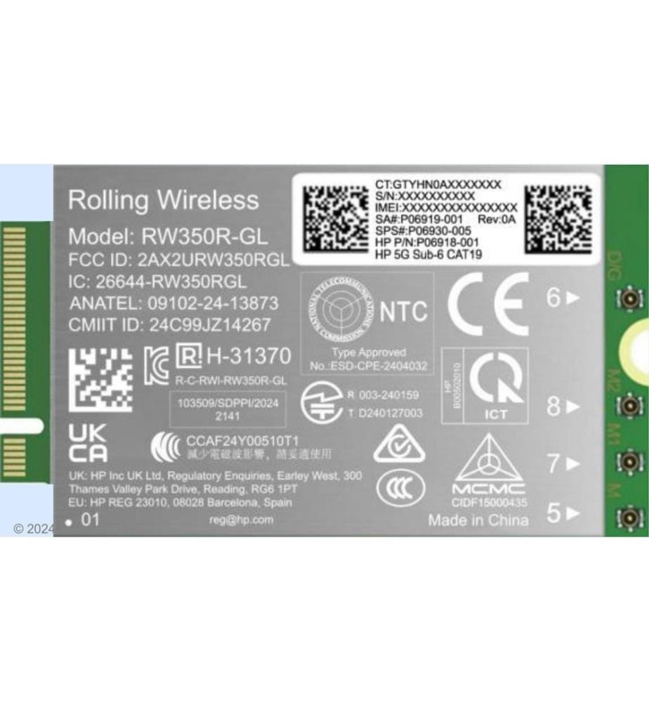 HP 5G Sub-6 WWAN