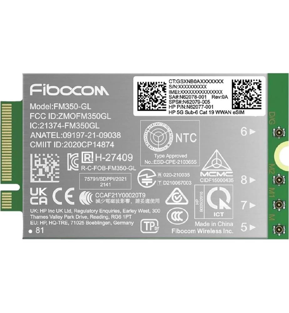 HP Modul 5G Sub-6 Cat 19 WWAN