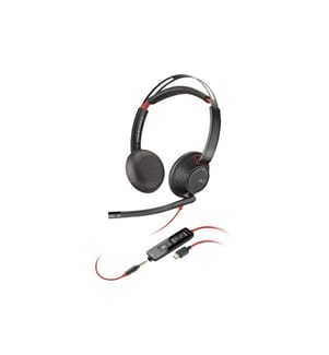 HP Casque Poly Blackwire 5220 Duo USB-A/C