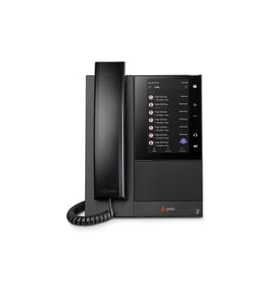 HP Tischtelefon Poly CCX 505 Microsoft Teams Schwarz