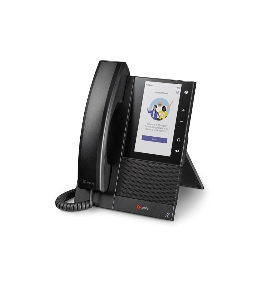 HP Tischtelefon Poly CCX 505 Microsoft Teams Schwarz