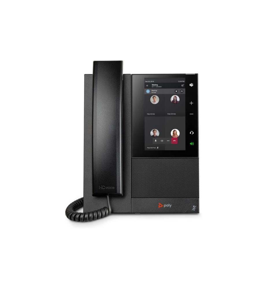 HP Tischtelefon Poly CCX 505 Microsoft Teams Schwarz