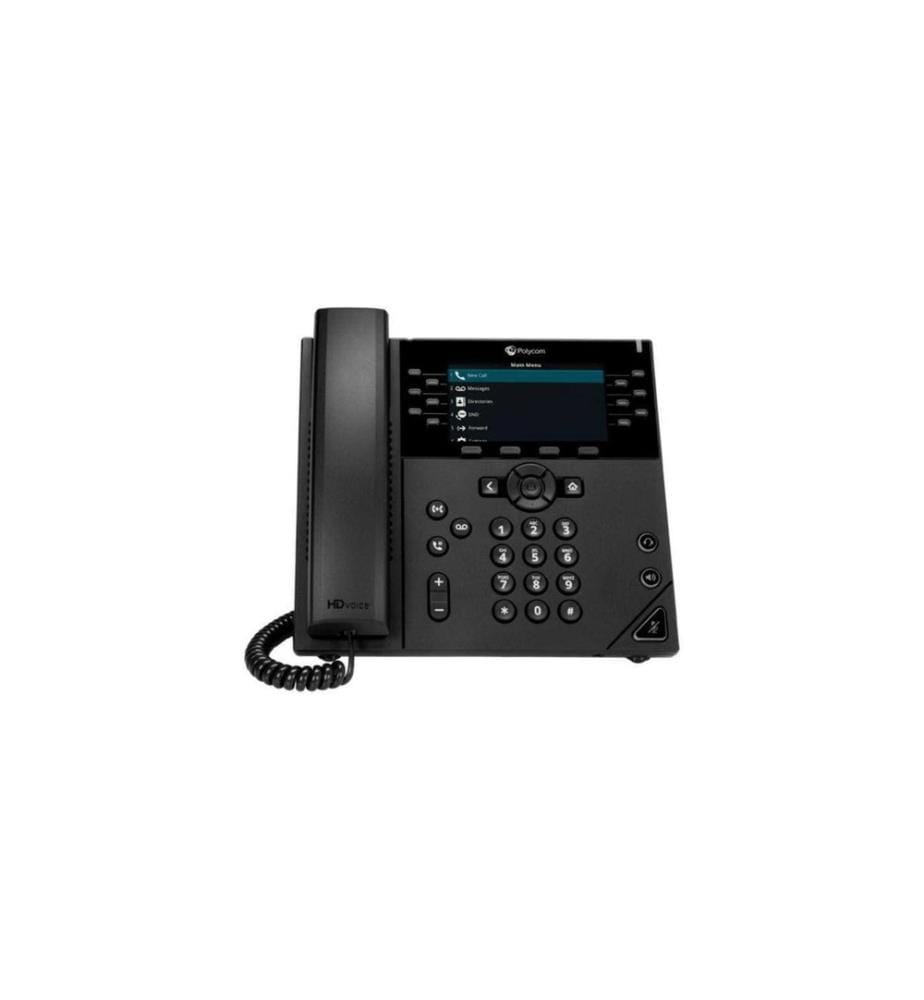 HP Tischtelefon Poly VVX 450 Schwarz