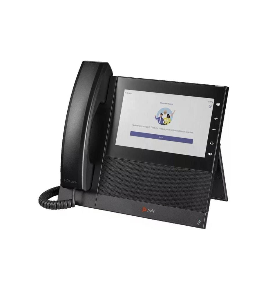 HP Tischtelefon Poly CCX 600 Microsoft Teams Schwarz