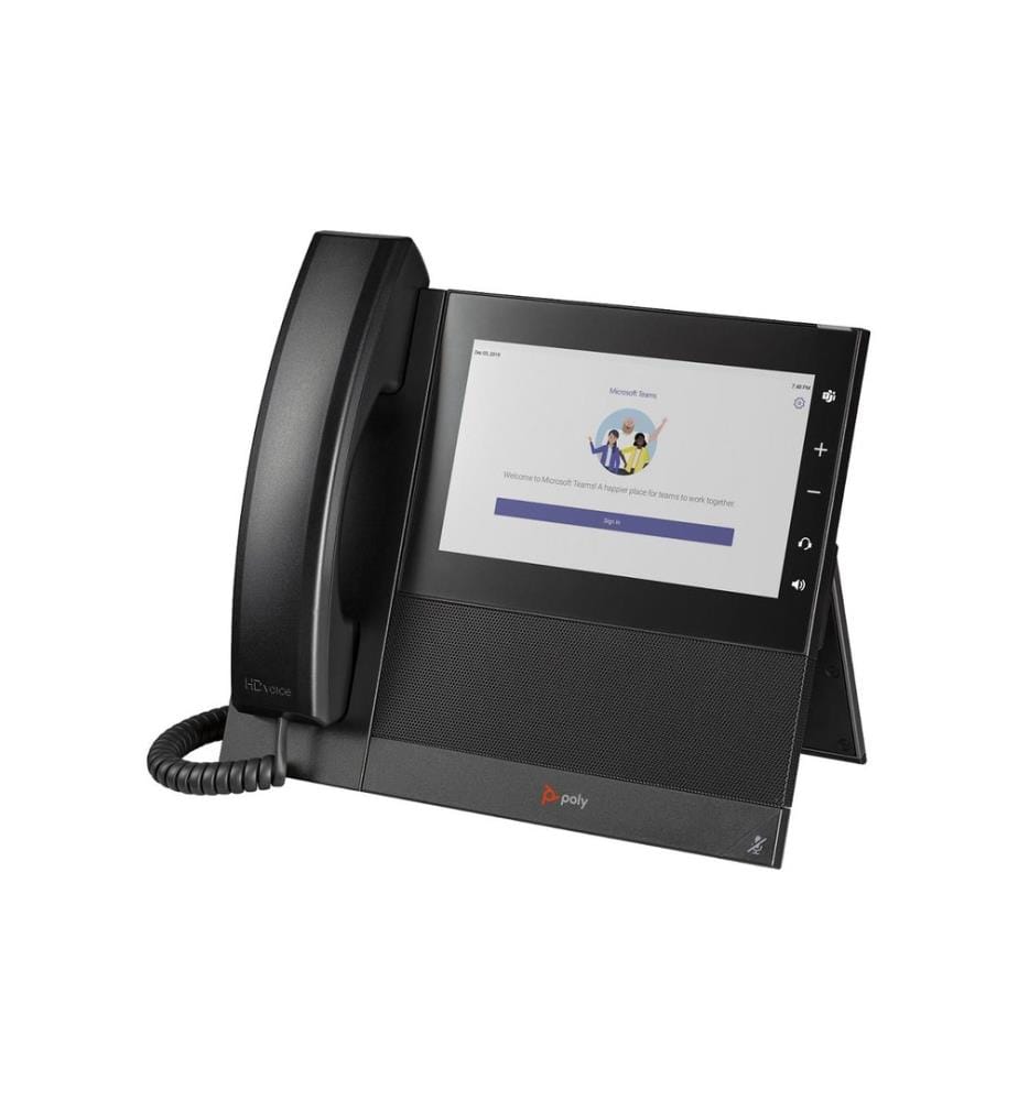 HP Tischtelefon Poly CCX 600 Microsoft Teams Schwarz