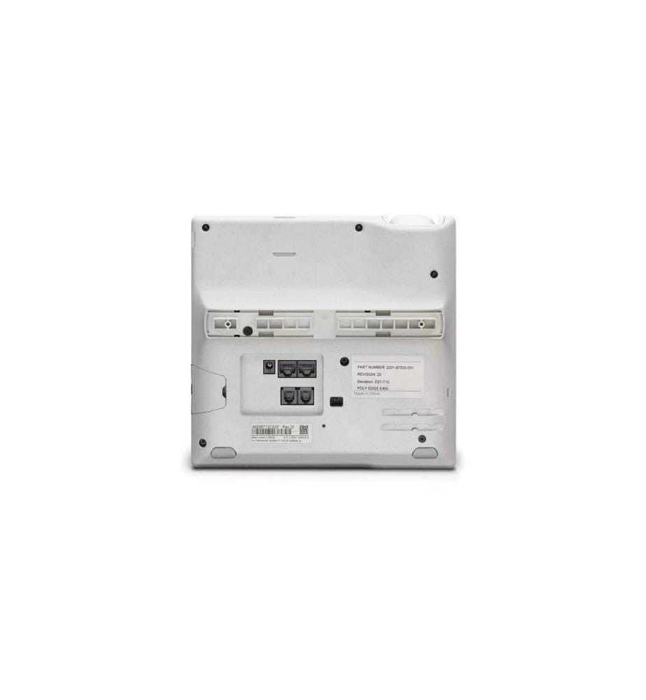 HP Tischtelefon Poly Edge E450 Grau/Schwarz/Weiss