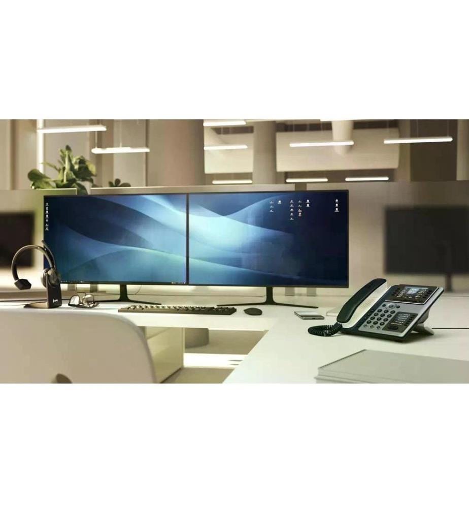 HP Tischtelefon Poly Edge E450 Grau/Schwarz/Weiss