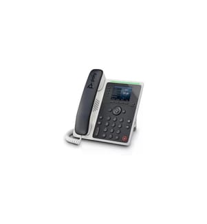 HP Tischtelefon Poly Edge E220 Schwarz/Weiss
