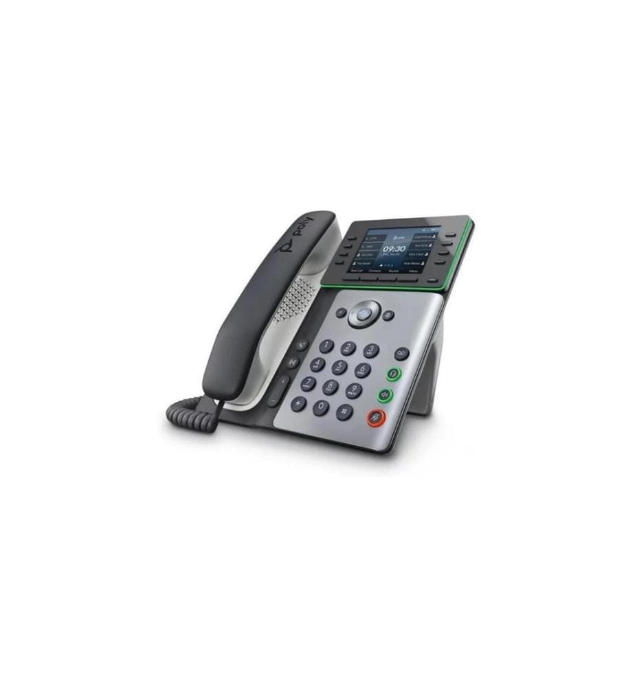 HP Tischtelefon Poly Edge E320 Grau/Schwarz/Weiss