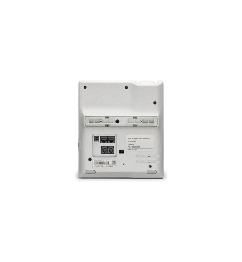 HP Tischtelefon Poly Edge E350 Weiss/Schwarz/Grau