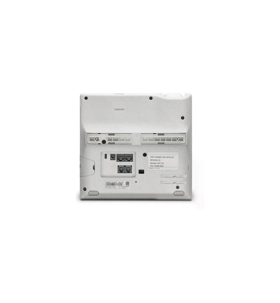 HP Tischtelefon Poly Edge E550 Weiss/Schwarz/Grau