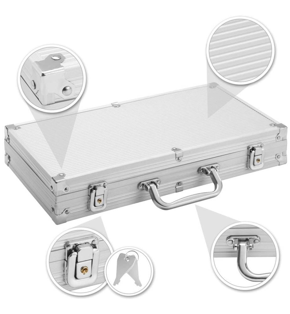Set da poker - argento, 300 pezzi