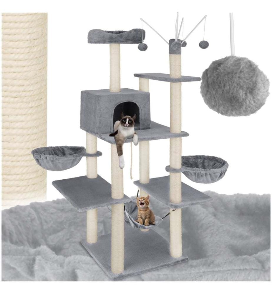 Albero tiragraffi Lilou - grigio
