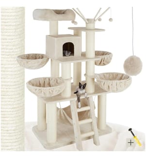 Albero tiragraffi Gismo - beigebianco