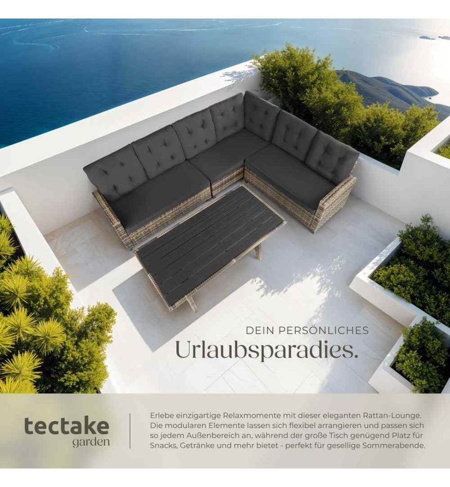 Rattan Lounge Catania - natur