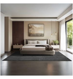 Kurzflorteppich Soft Zone - anthrazit, 200 x 290 cm