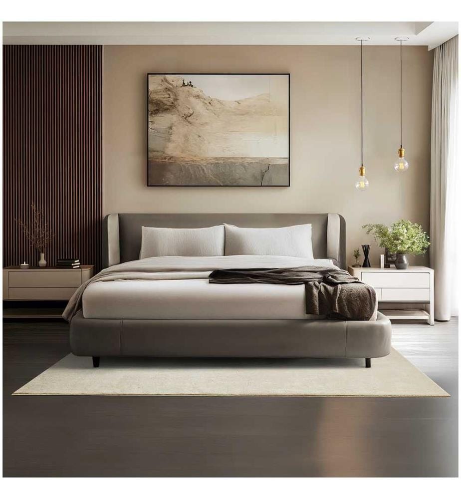 Tappeto a pelo corto Soft Zone - beige, 140 x 200 cm