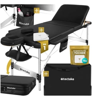 Table de massage pliable PHUKET - noir