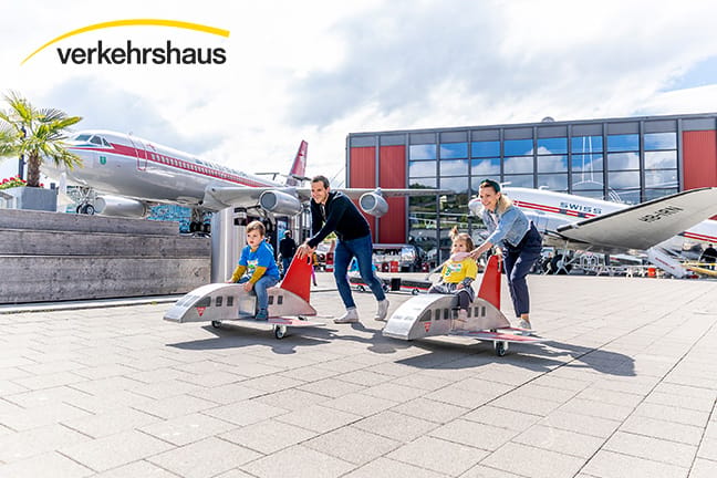 Entrata al Verkehrshaus der Schweiz