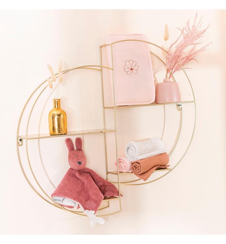 Susie & Bonnie Doudou Bonnie le lapin rose antique