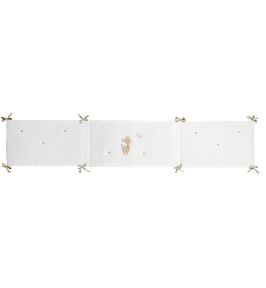 FanFan White bed bumper white