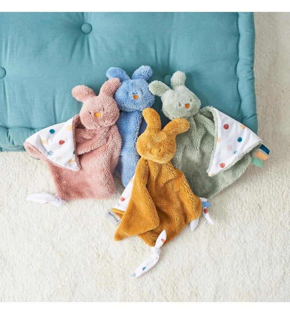 Tipidou Grand Doudou Lapin vert