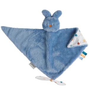 Tipidou Grosses Kuscheltuch Hase blau