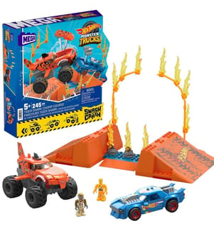 MATTEL Monster Trucks Hot Wheels - Squalo Tigre Chocs et Fracas