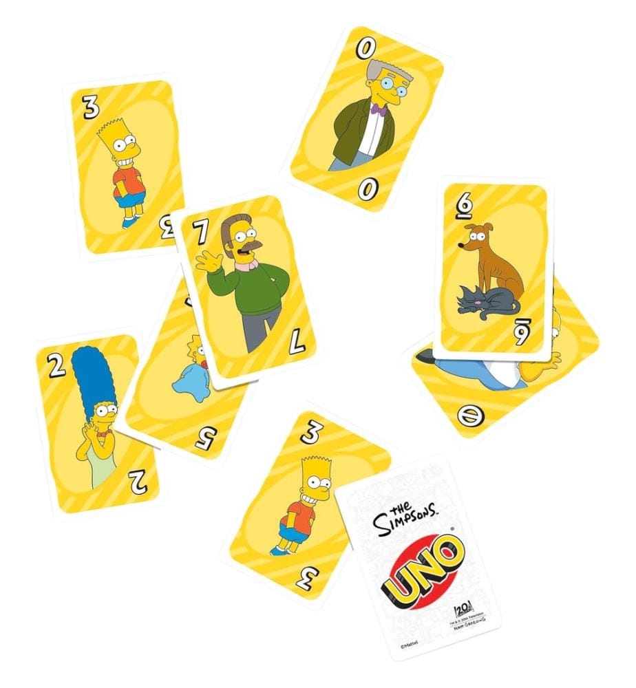Mattel Games Uno I Simpson Gioco di carte per bambini