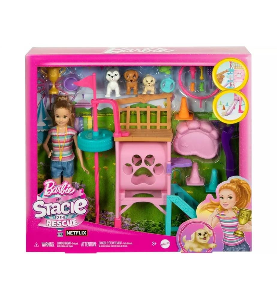 Set bambola Barbie e percorso ad ostacoli MATTEL