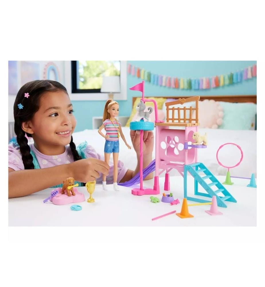 Set bambola Barbie e percorso ad ostacoli MATTEL