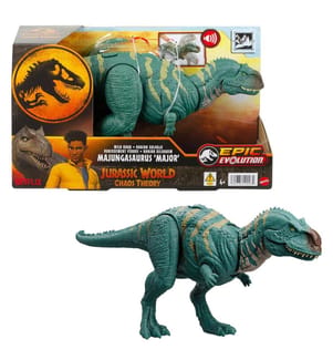 JURASSIC WORLD RUGGITO SELVAGGIO MAJUNGASAURUS HTK76 MATTEL