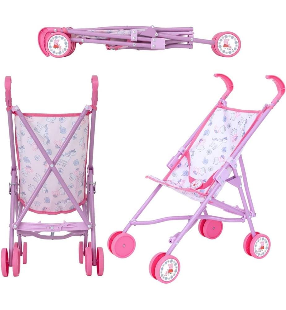 Peppa Pig Passeggino pieghevole per bambini