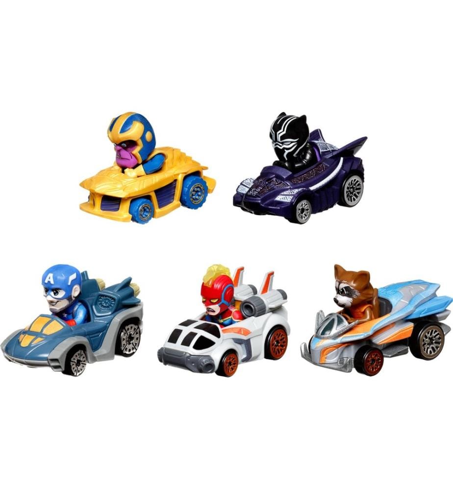 Hot Wheels - RacerVerse - Set di 5 auto - Piccole auto -