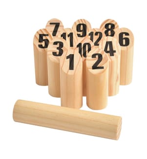 Jeu de quilles finlandaises - 22,5x5,2cm/quille 