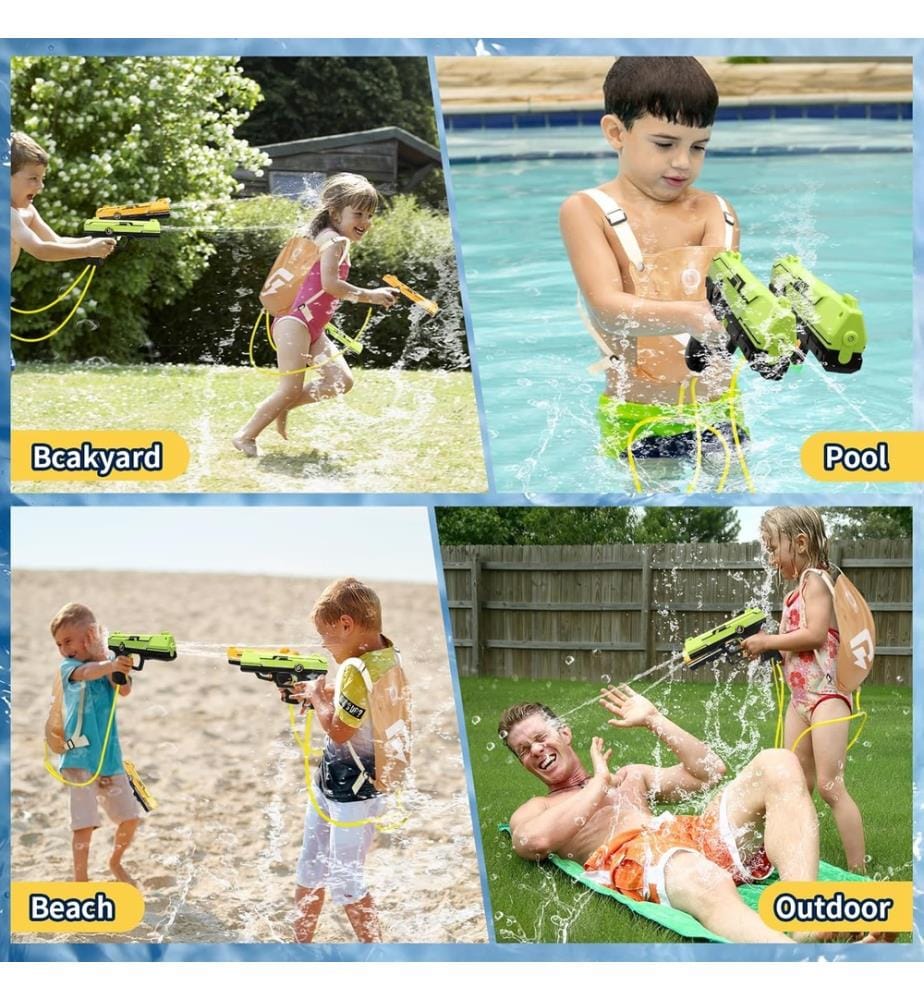 Pistola ad acqua Cosmos da 49 cm, con pompa e 2 getti