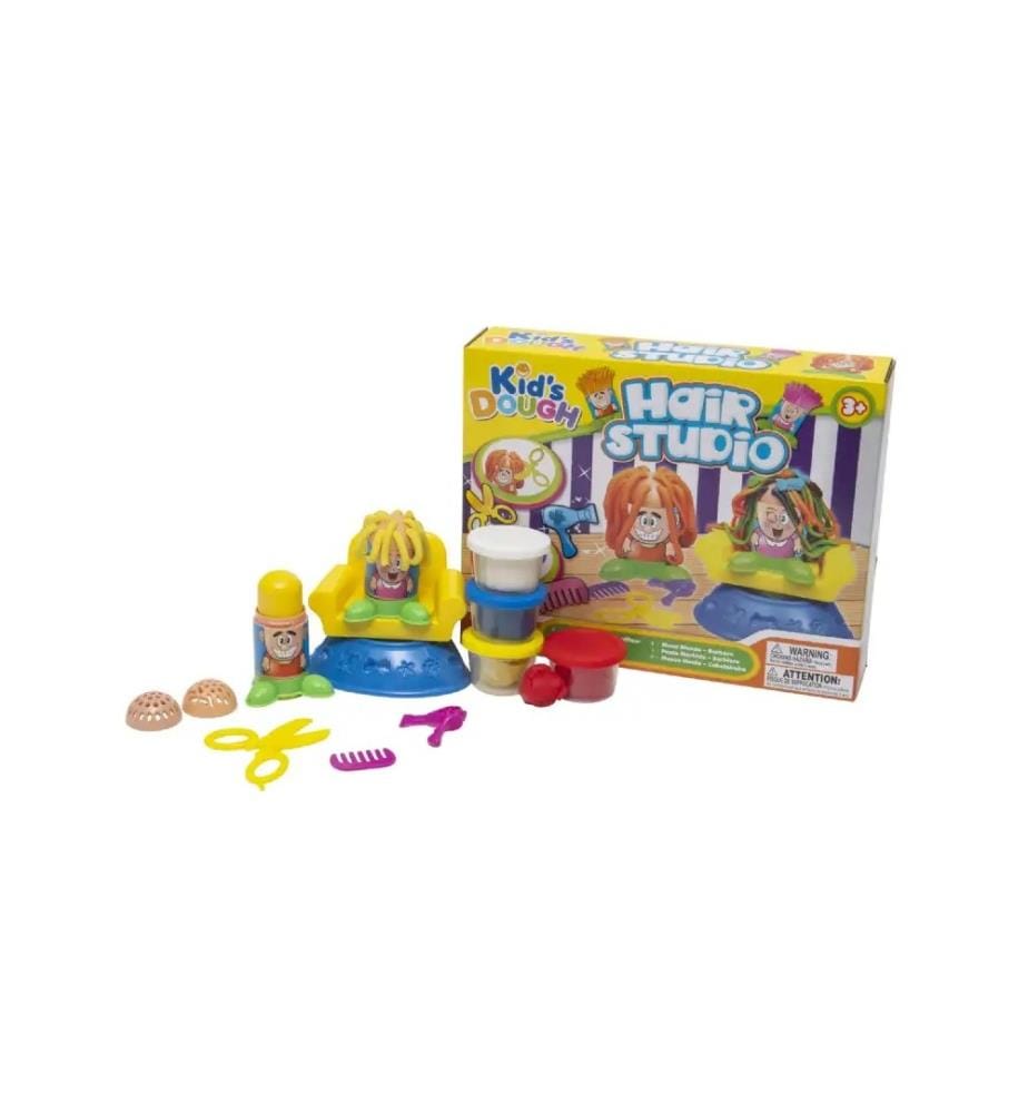 Set di pasta modellante per parrucchieri4 vaschette da 50 g + 14 accessori