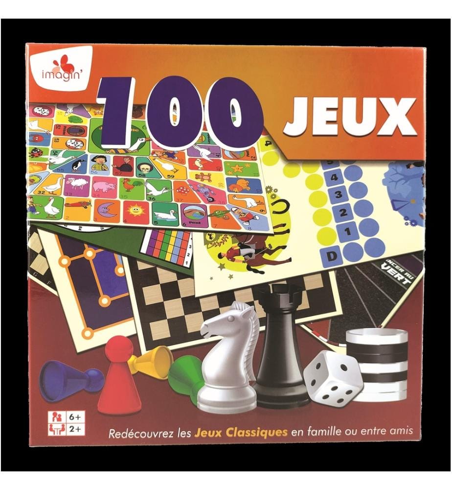Set di 100 giochi da tavolo in scatola