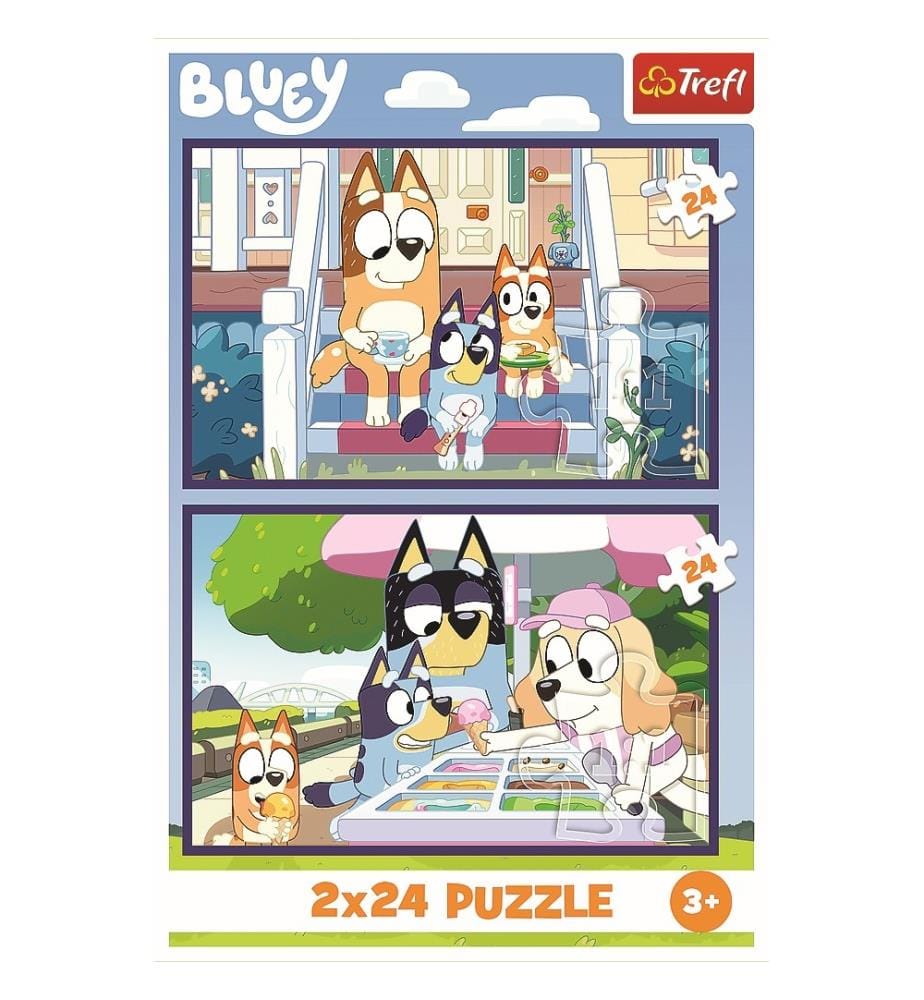 Bluey - Puzzle 2X24Pz - 3Ans +
